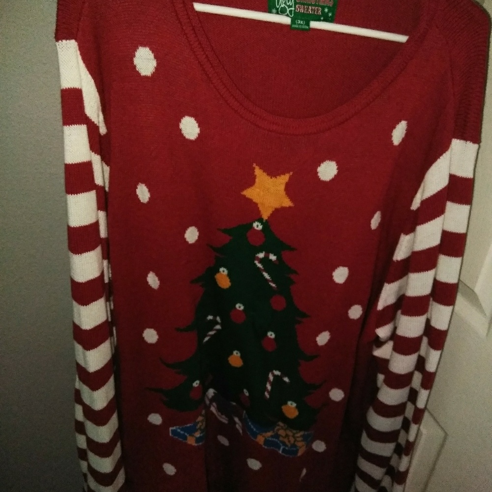 Light up Sparkling Led Flashing Christmas Sweater